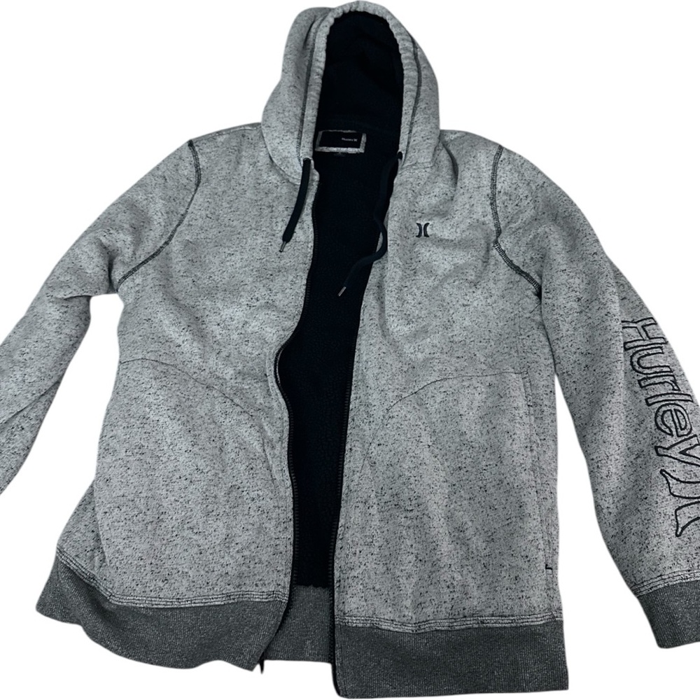 Hurley Gray Heavy Duty Jacket with Hood